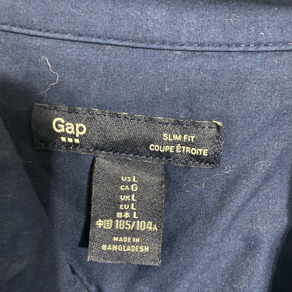 Navy Gap button up